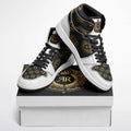 KoolKingKickz "Golden Crown" High-Top Sneakers