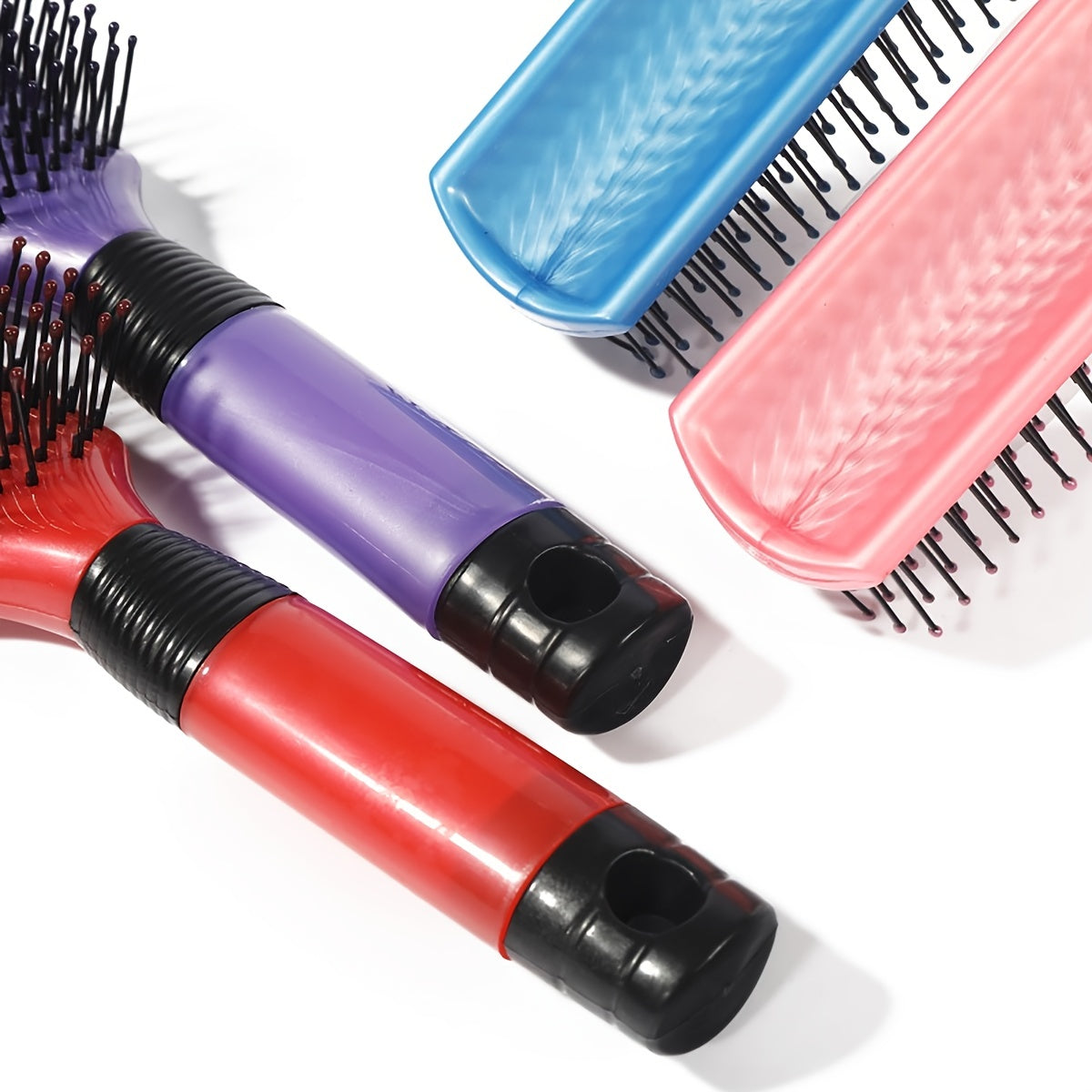 1pc Plastic Detangling Brush Hairdressing Comb Rib Comb Massage Hair Brush For All Hair Types For Men And Women