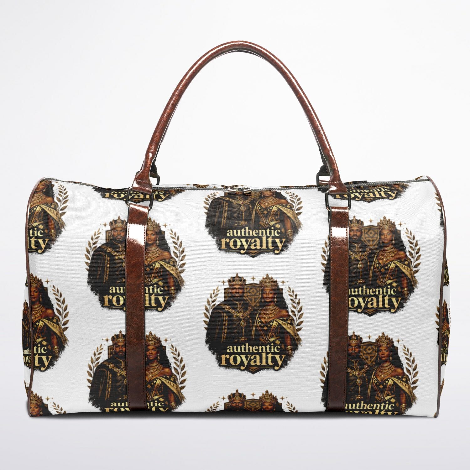"King & Queen" Canvas Duffel Bag, Large