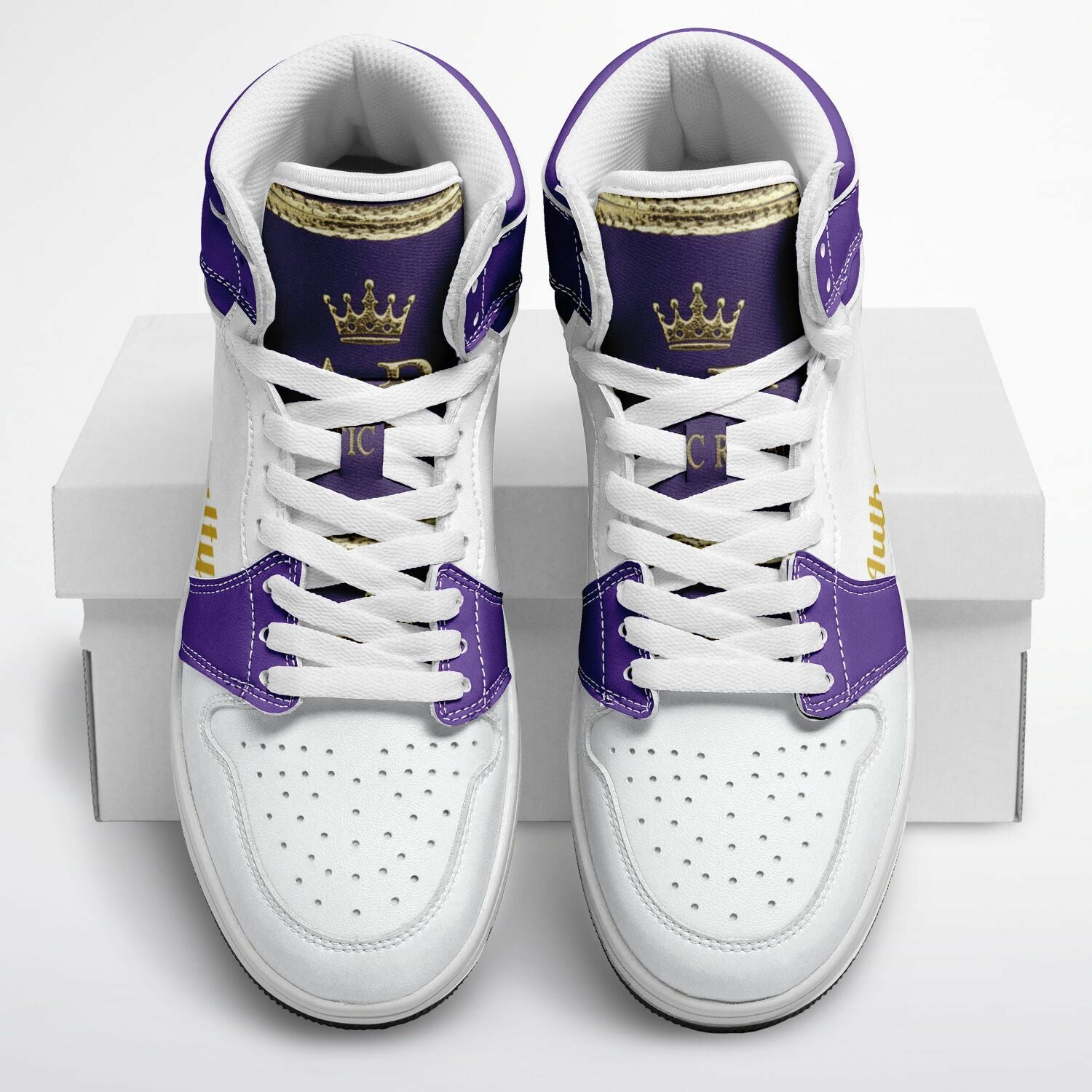 KoolKingKickz "Royal Motion" High Top Sneakers