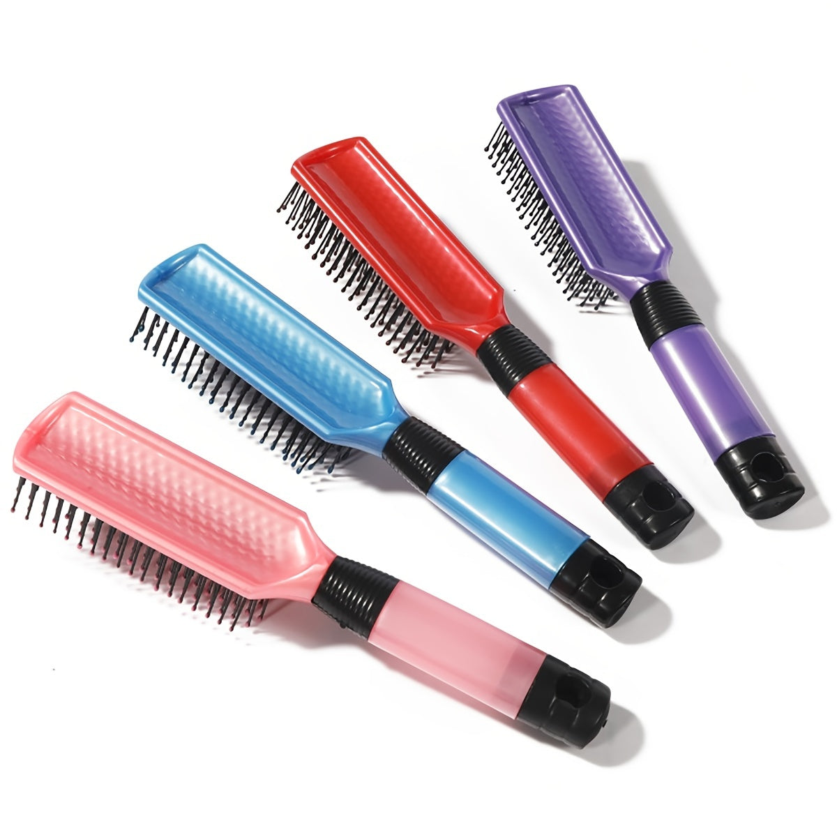 1pc Plastic Detangling Brush Hairdressing Comb Rib Comb Massage Hair Brush For All Hair Types For Men And Women