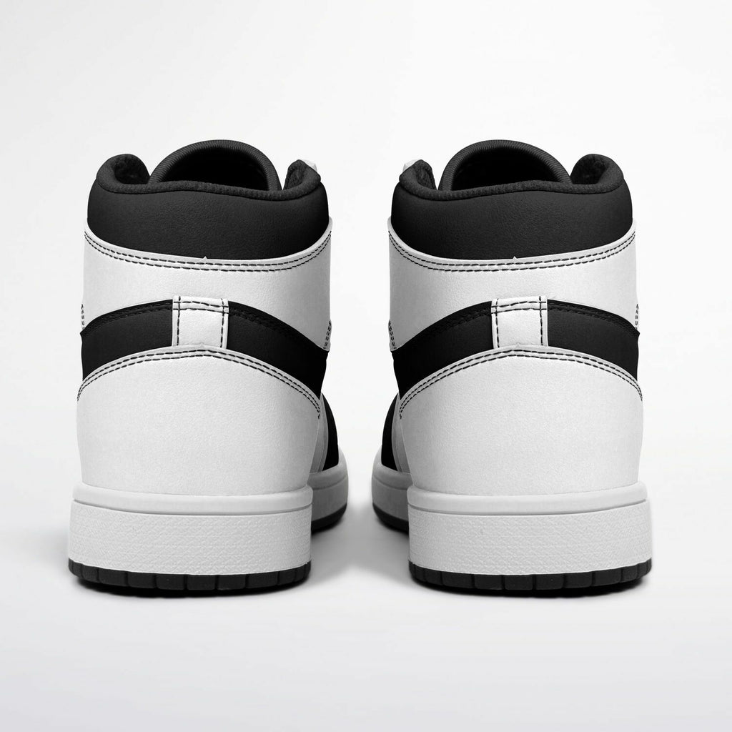 KoolKingKickz "Black & White Motion" High Top Shoes