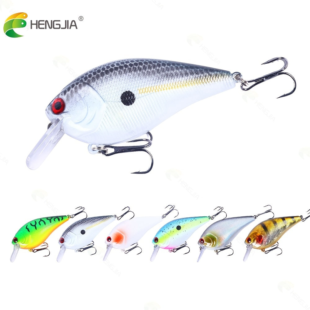 [Shallow Crankbait] 6pcs Shallow Diving Crankbait | Catch More Bass & Pike with Artificial Wobbler Hard Bait Fishing Lure